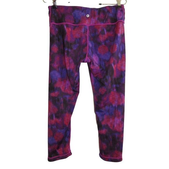 Active Life Purple Fuschia Space Dye Reversible Active Leggings Pocket Sz S - Picture 8 of 9